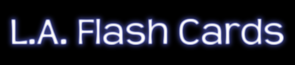 L.A. Flash Cards banner