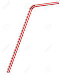 英語の単語「straw」を表す画像